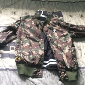 Aape by *A Bathing Ape* Reverse Bomber Jacket